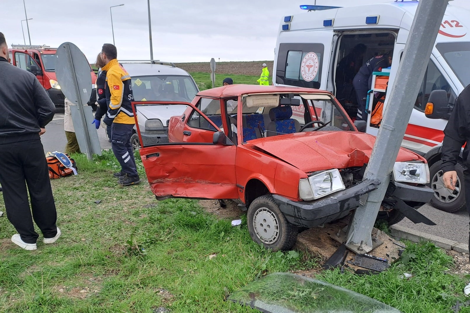 Kırklareli'nde trafik kazasında 1 kişi yaralandı.