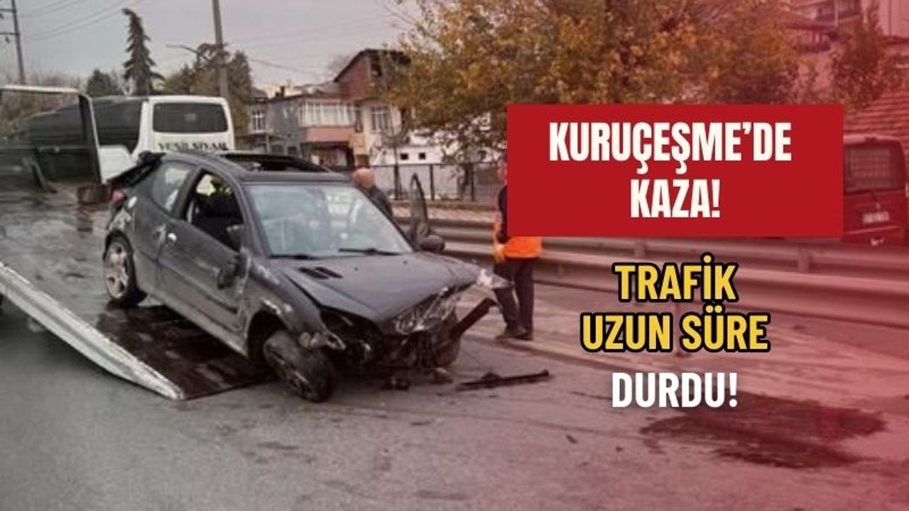 Kuruçeşme'deki Kaza Sabah Trafiği Felç Etti
