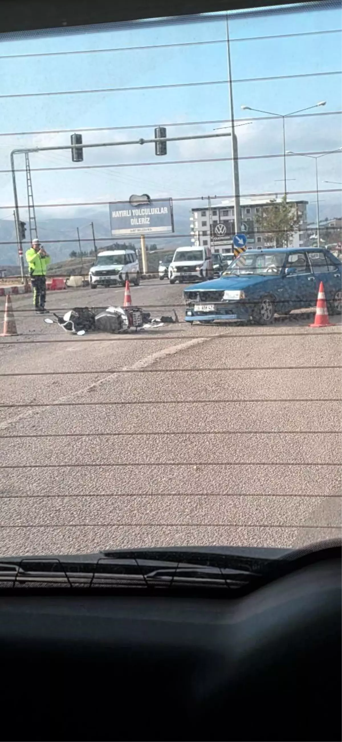 Siirt'te Trafik Kazası Sonucu 1 Kişi Yaralandı