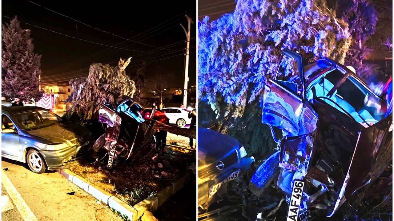 Malatya'da 3 araç karıştı, zincirleme kaza: 6 yaralı.