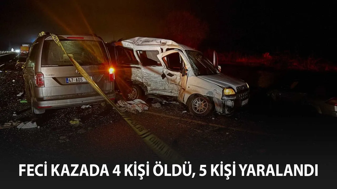 Trafik kazasında 3 araç karıştı, 4 kişi hayatını kaybetti ve 5 kişi yaralandı: Kimlikleri belirlendi!
