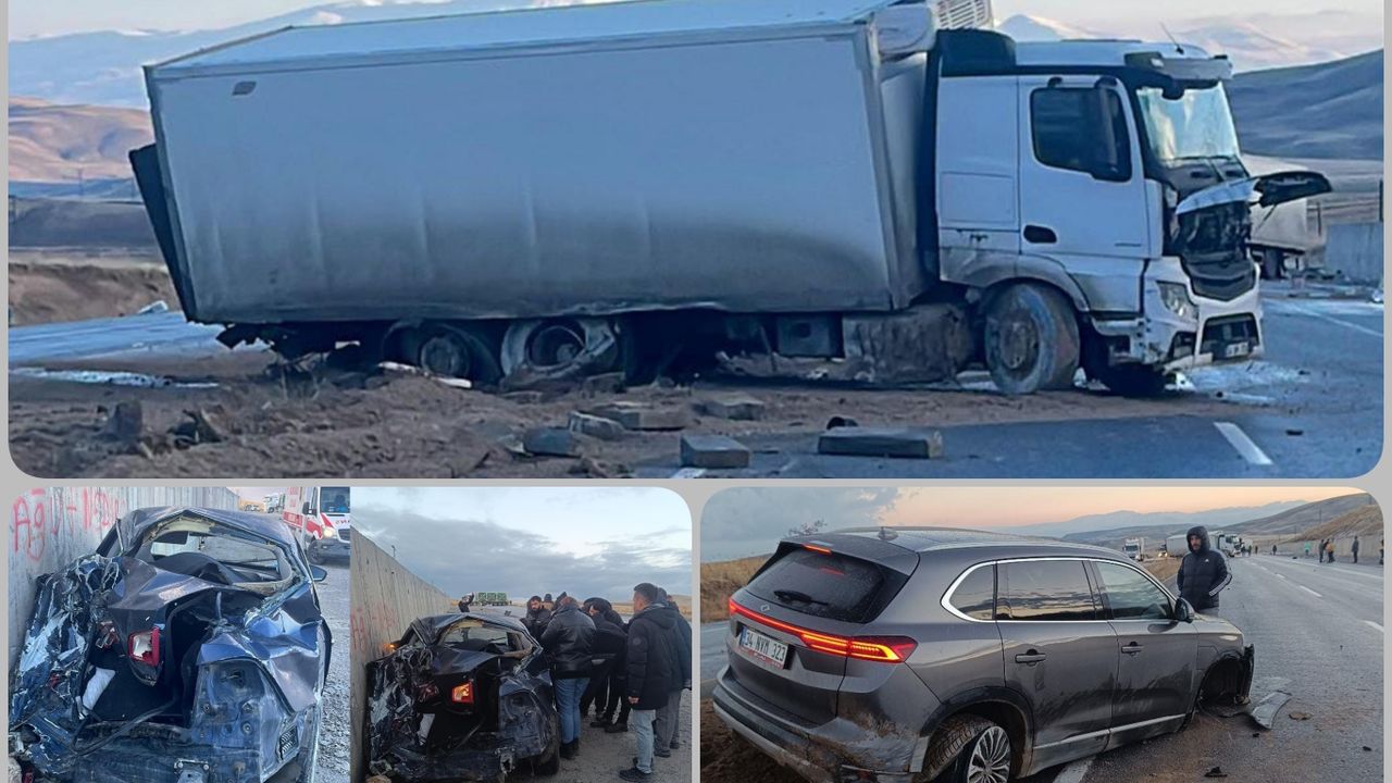 Van’da ardışık trafik kazası: 3 kişi yaralandı.