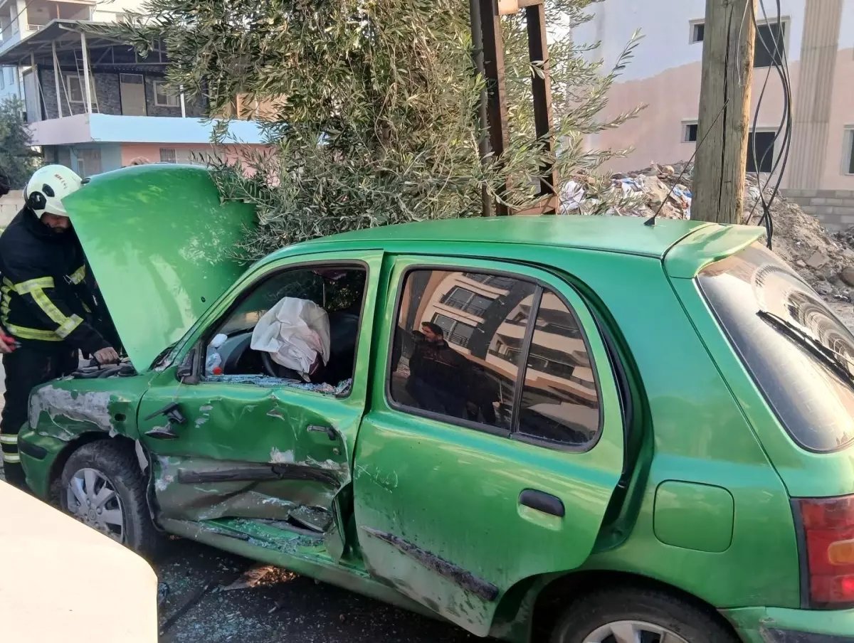 Kırıkhan'da kaza: 1 kişi yaralandı.