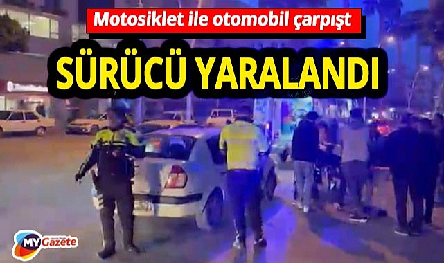 Antalya Manavgat'ta motosiklet sürücüsü kaza yaptı, yaralı olarak kurtarıldı.