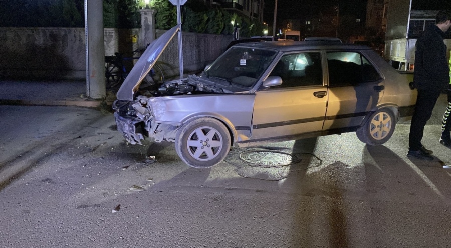 Bursa'da kaza sonucu bir kişi yaralandı.