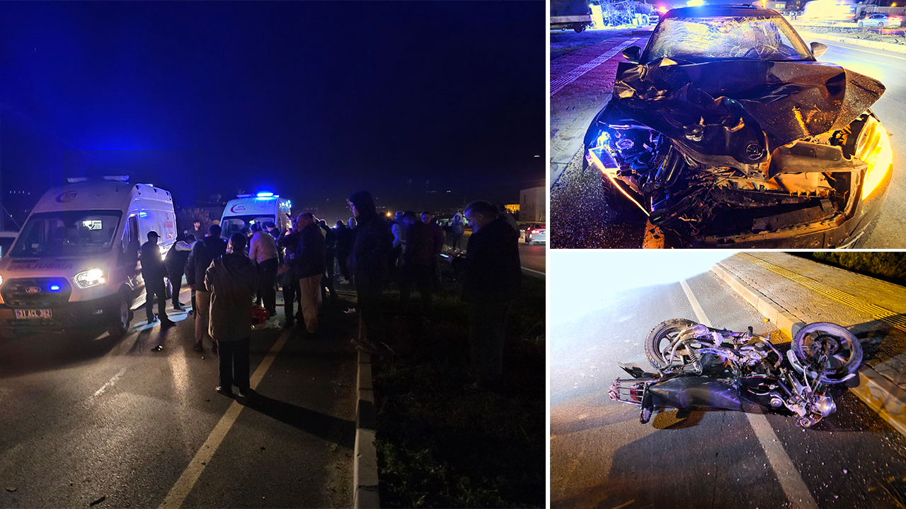 Hatay'da iki kardeşi kayba uğratan trafik kazası