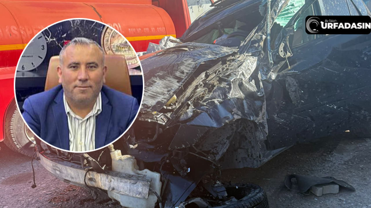 Birecik Bağlarbaşı Muhtarı Mehmet Öztürk Kaza Geçirdi.