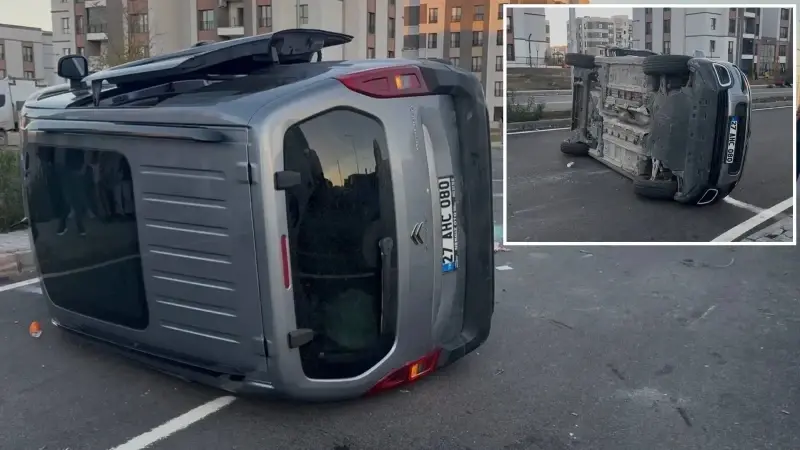 Diyarbakır'da kaza: 2 kişi yaralı olarak hastaneye kaldırıldı.