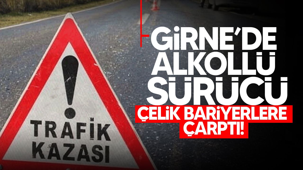 Girne'de kaza meydana geldi!