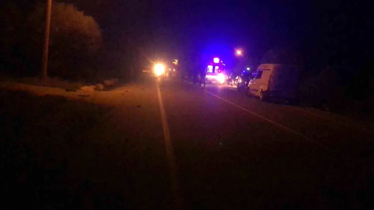 Datça'da kaza sonucu 2 kişi hayatını kaybetti.