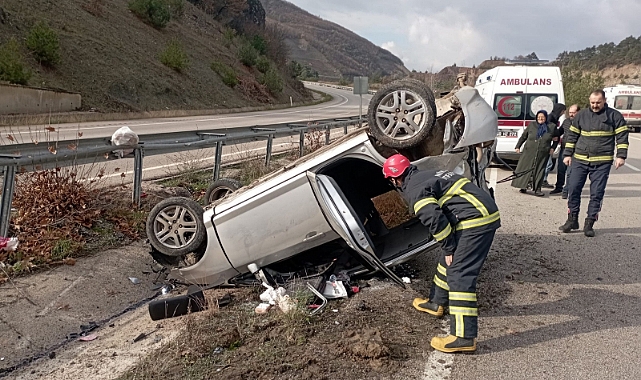 Niksar ile Reşadiye arasında trafik kazası: 5 kişi yaralandı - YEREL