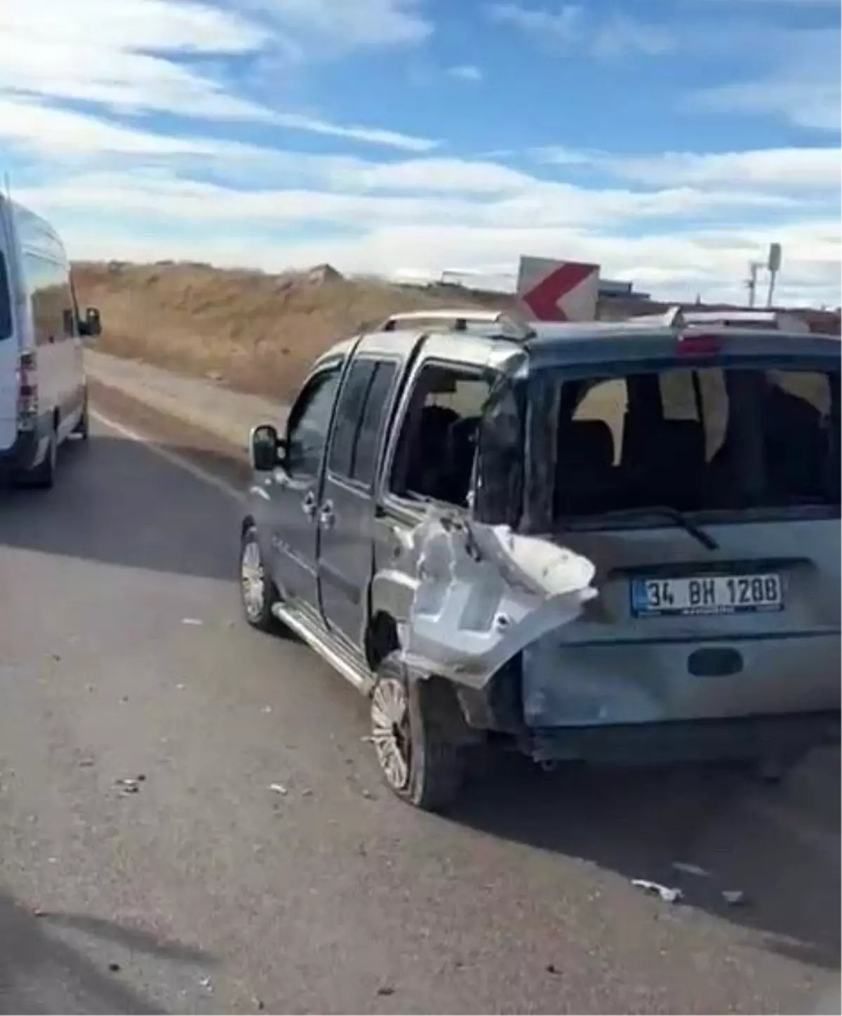 Adıyaman'da Trafik Kazası: Bir İnsan Yaralandı.