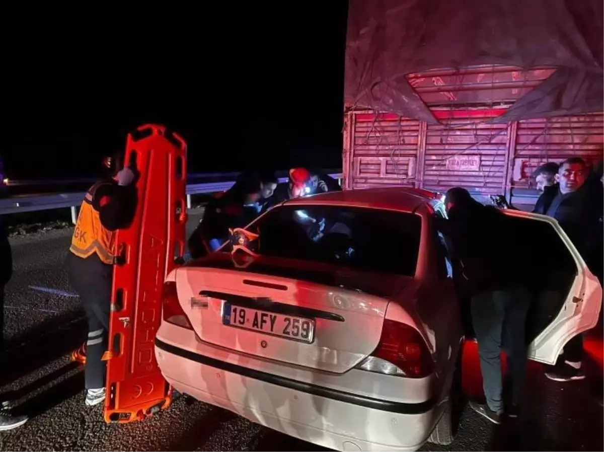 Sungurlu'da Trafik Kazasında Sürücü Öldü