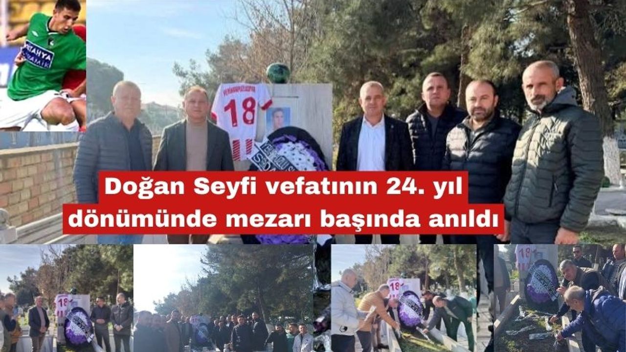 Doğan Seyfi ölüm yıl dönümünde kabri ziyaret edildi.