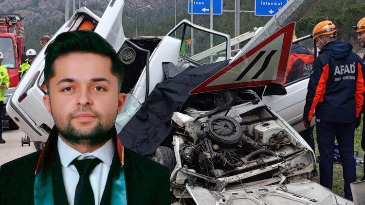 Genç avukat, ölümcül bir kaza sonucu hayatını kaybetti.