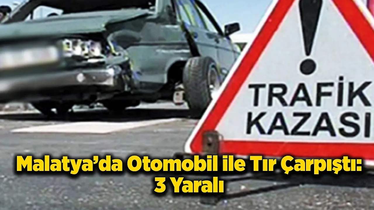 Tecde Mahallesinde Trafik Kazası: 3 Kişi Yaralandı.
