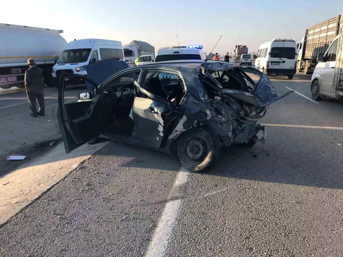 Ereğli'de trafik olayında 1 kişi yaralandı.