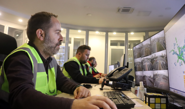 Kayseri'deki trafik 370 kamera ile kontrol altında.