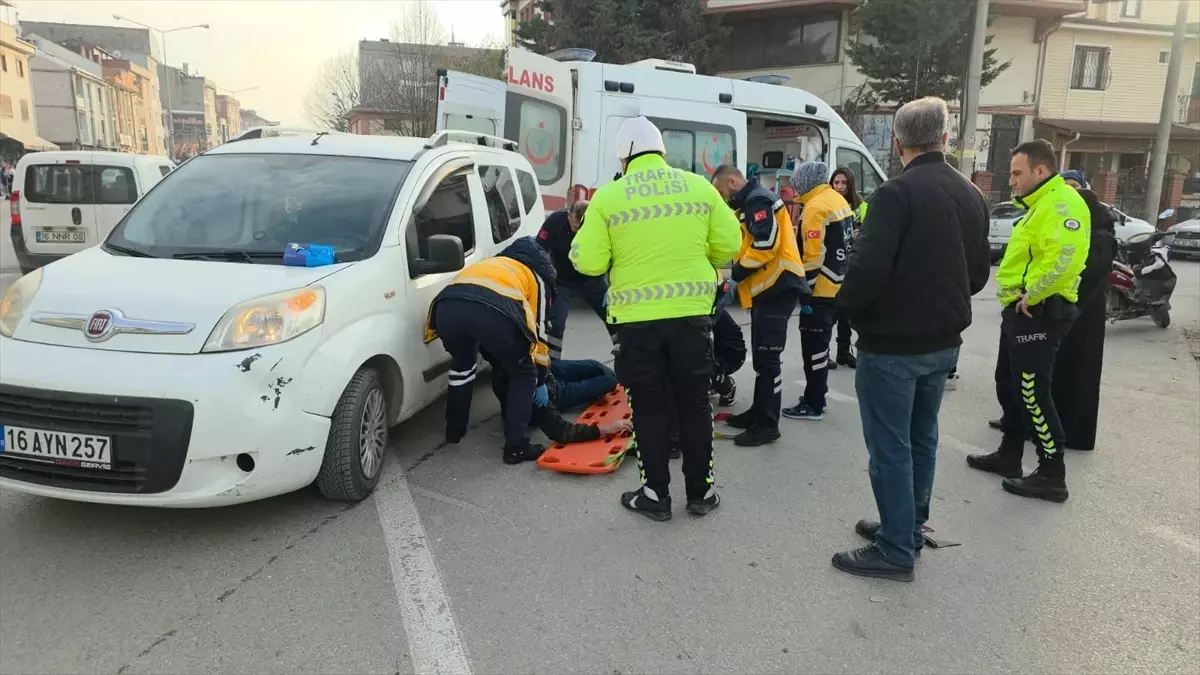 İnegöl'de trafik kazasında bir kişi yaralandı.