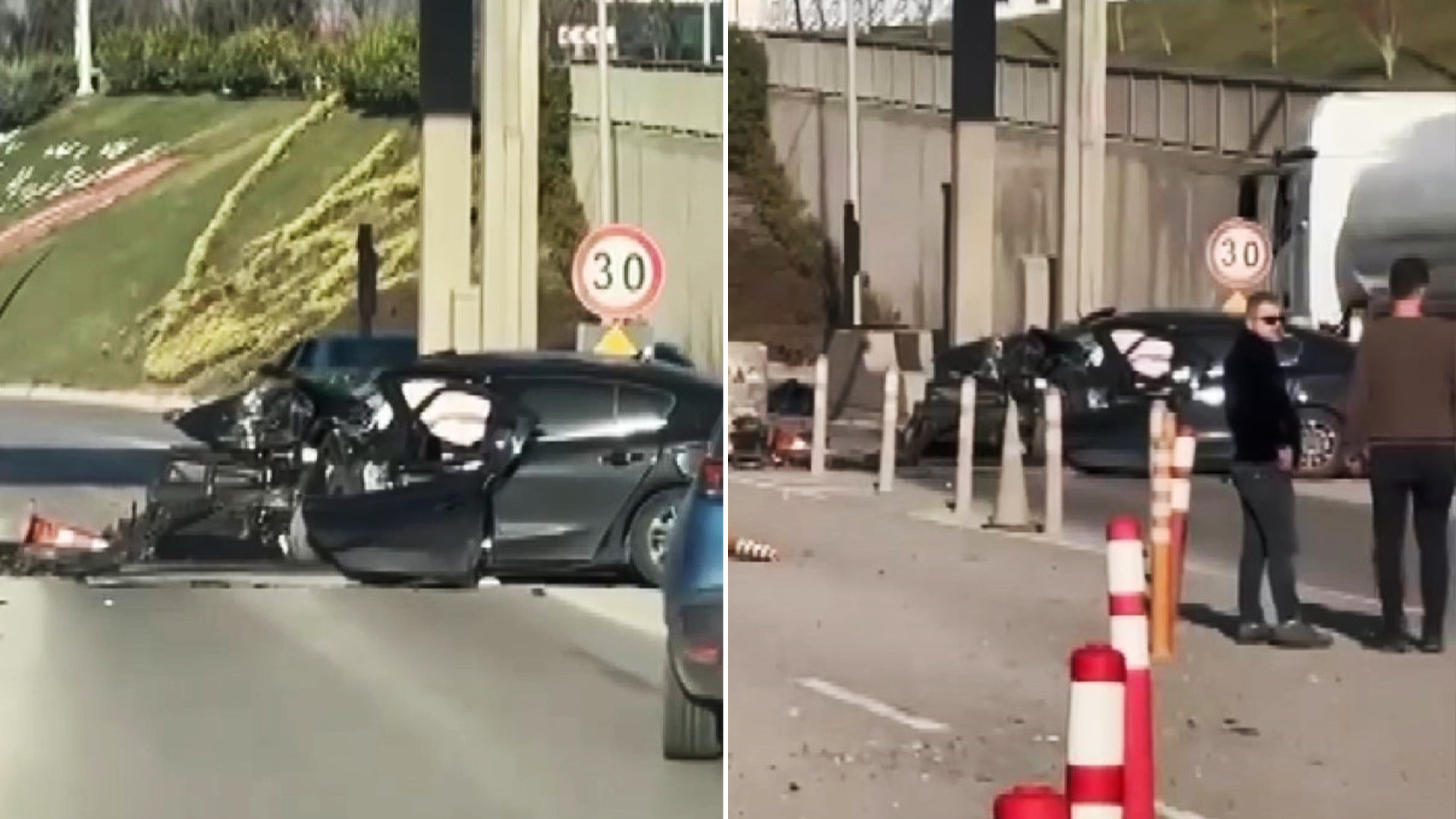 TEM Otoyolunda trajik kazada anne ve oğul hayatını kaybetti.