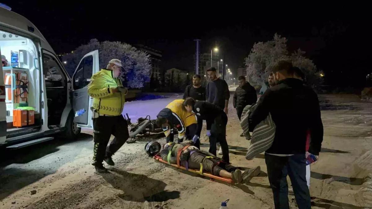 Alkollü sürücü trafik kazası yaptı.