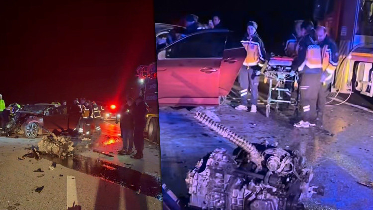 Çanakkale'de kaza: 5 kişi hayatını kaybetti, 1 kişi yaralı