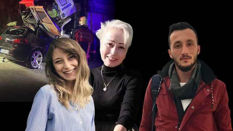 Faci kazada 3 kişi TIR ve otomobil çarpışması sonucu öldü.