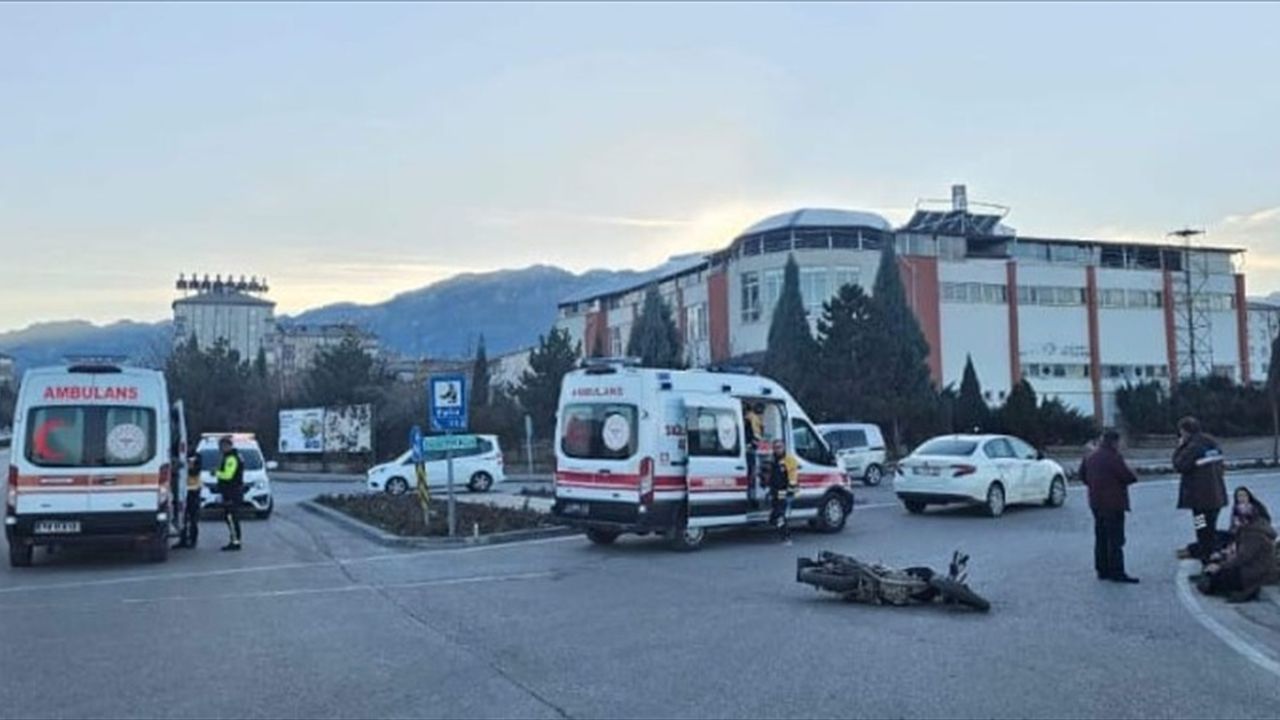 Konya'da birinci araçlar arasında yaşanan trafik kazası