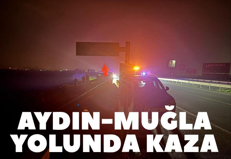 Aydın-Muğla karayolunda trafik kazası: 2 kişi yaralandı.