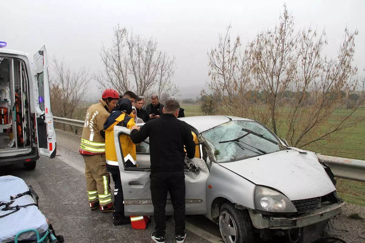 Manisa'da Kaza: 1 Ölü, 1 Yaralı