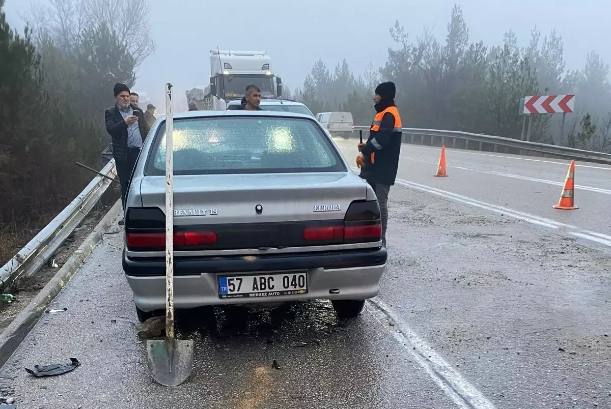Boyabat'ta Kaza: 1 Kişi Yaralı
