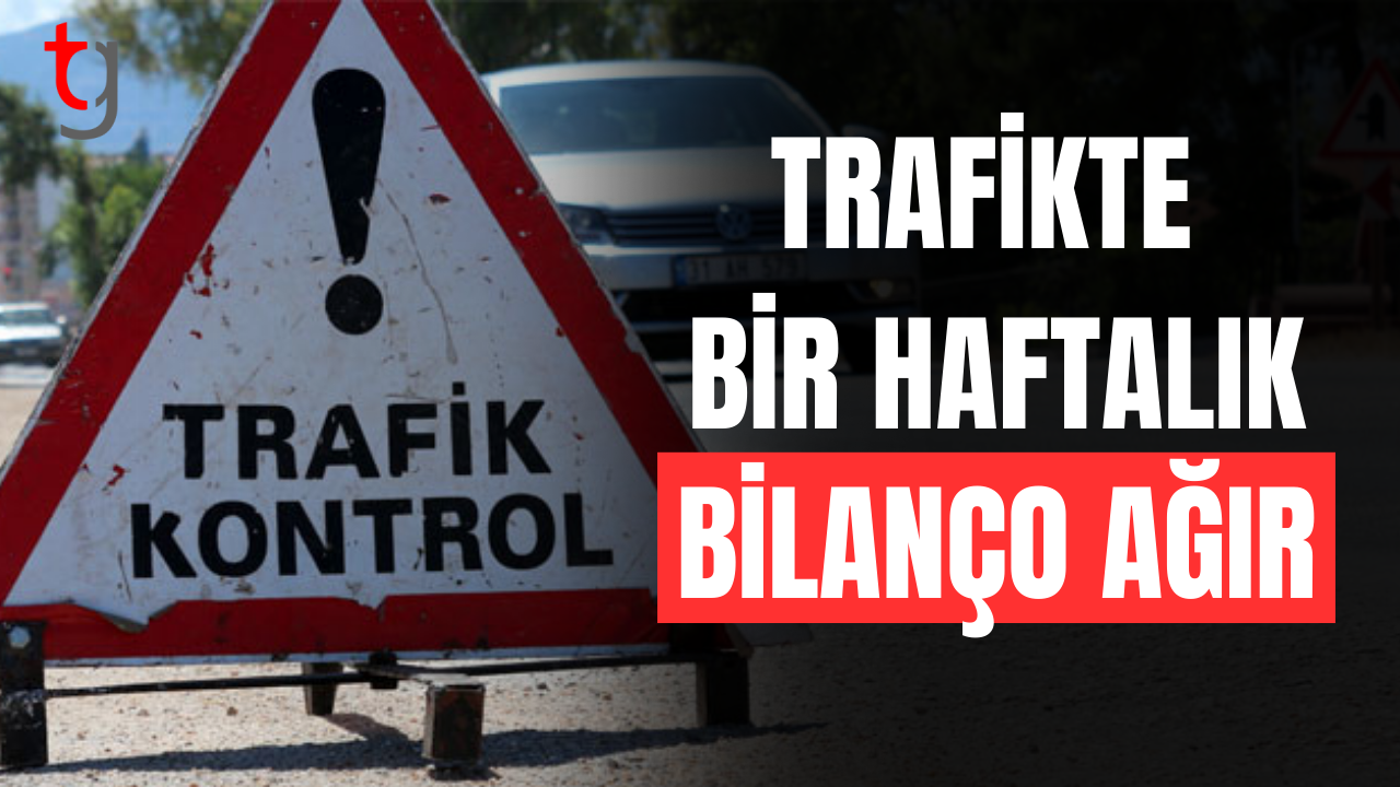 Haftada meydana gelen 59 trafik kazasında 1 kişi hayatını kaybetti, 24 kişi ise yaralandı.