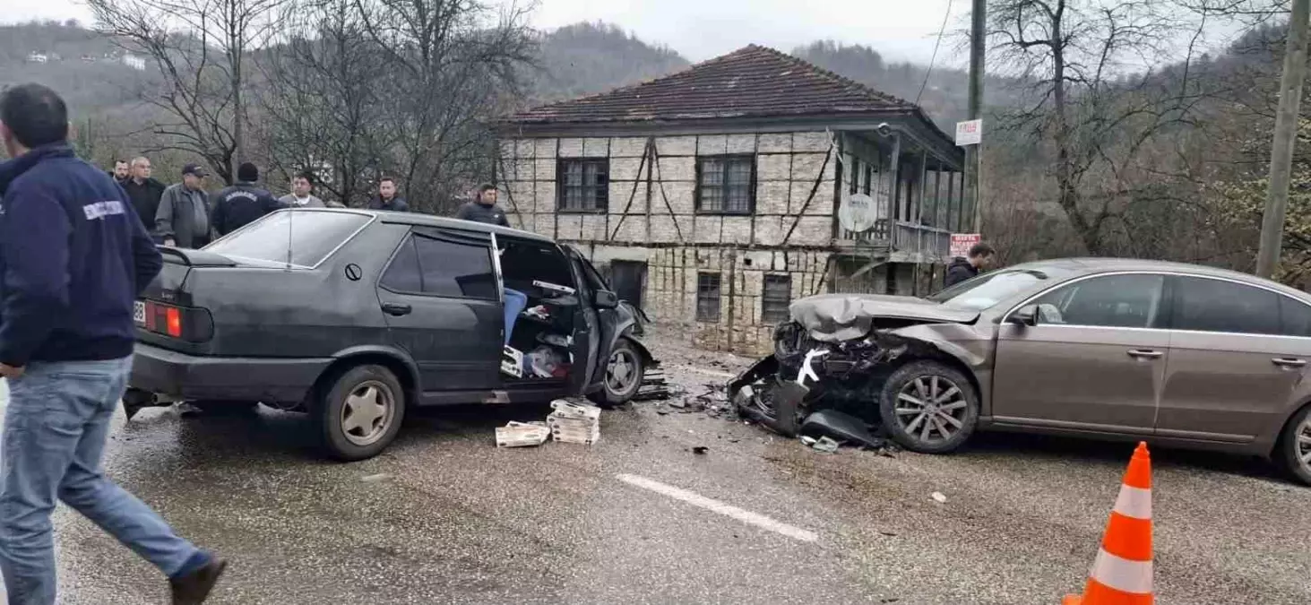 Fatsa'da trafik kazasında 1 kişi yaralandı.