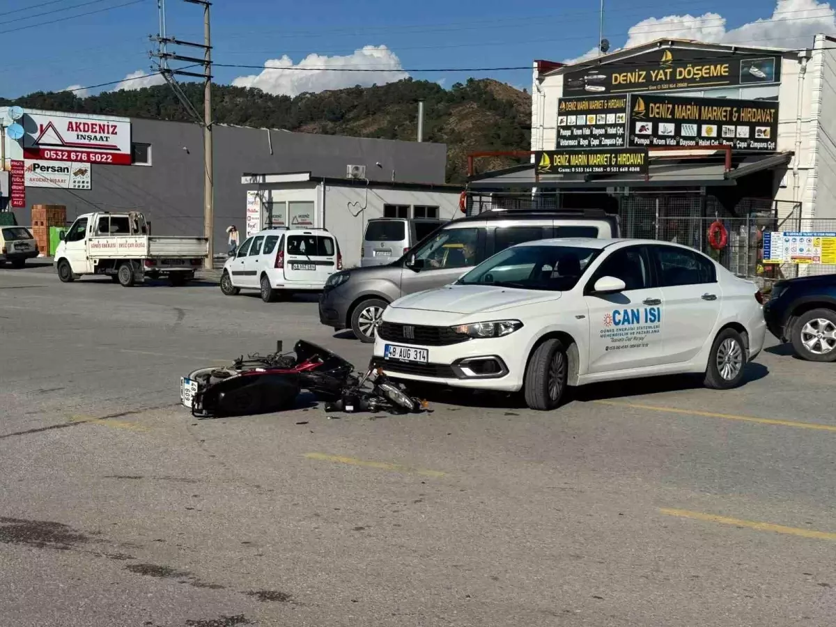 Ortaca'da kaza meydana geldi: 1 kişi yaralandı.