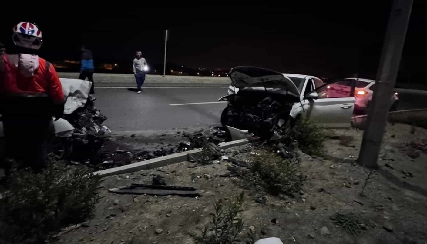 Antakya'da Gülderen TOKİ yolunda trafik kazası: 1 kişi yaralandı.