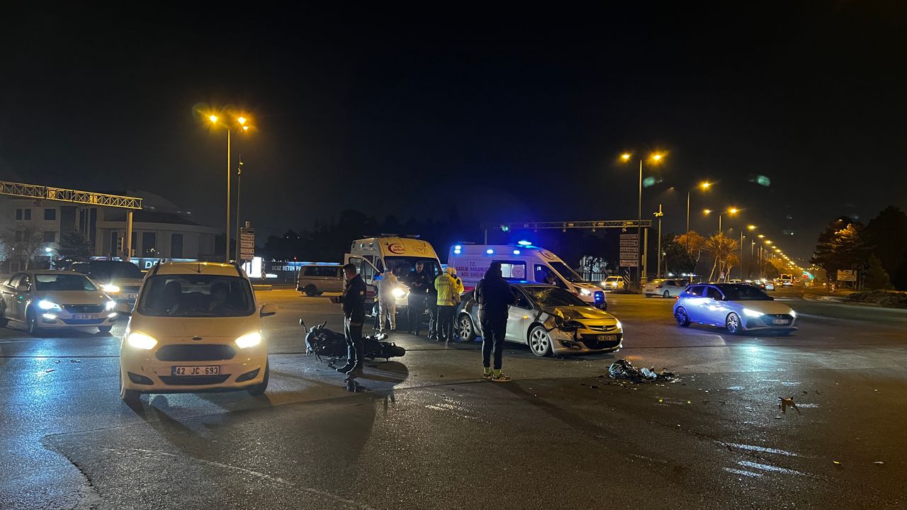 Kayseri'de trafik olayında bir kişi ciddi şekilde yaralandı.