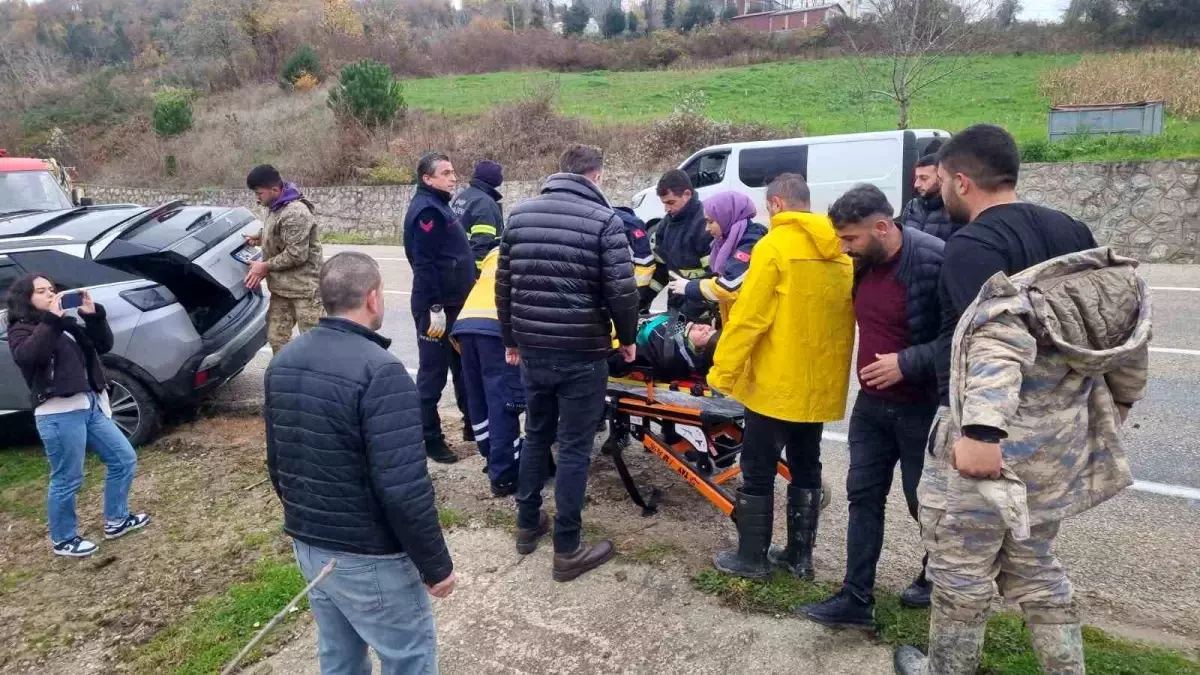 Sinop'ta Kaza Sonucu 1 Kişi Yaralandı