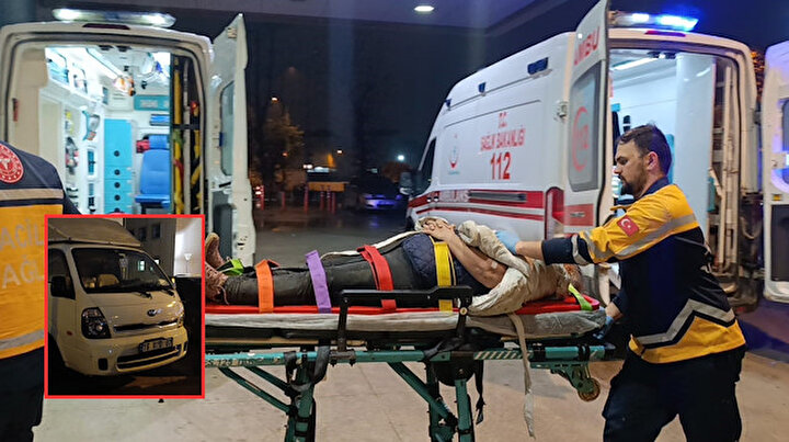 İnegöl'de dikkatsizlik sonucu kadına kamyon çarptı.