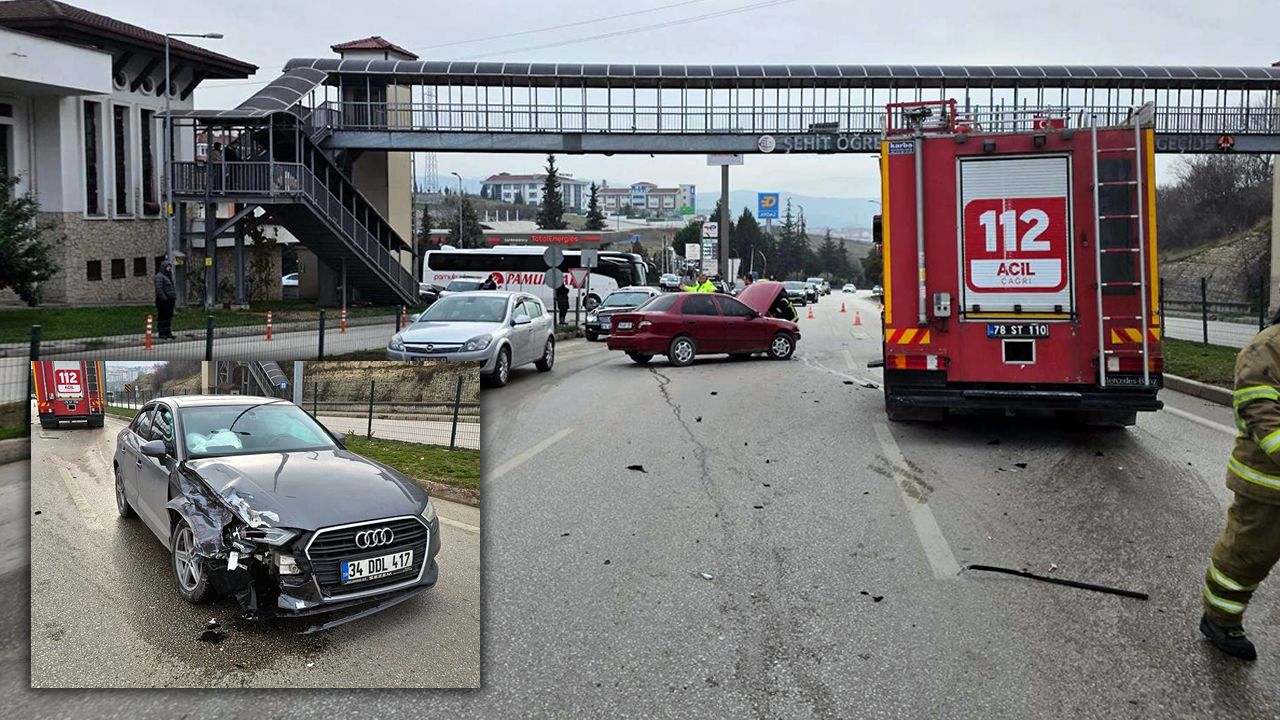 Safranbolu yolu kaza haberi: 1 kişi yaralandı.