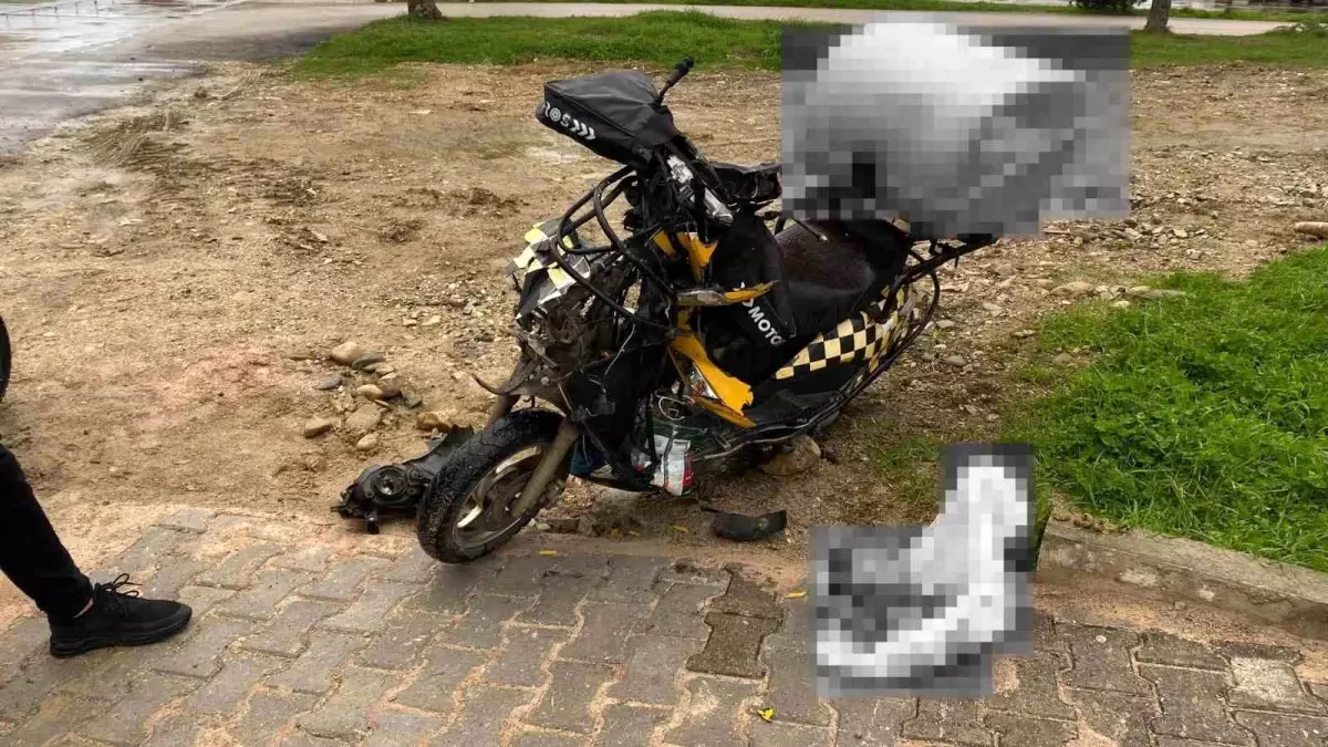 Sinop'ta Motosiklet Kaza Geçirdi: Sürücü Yaralı
