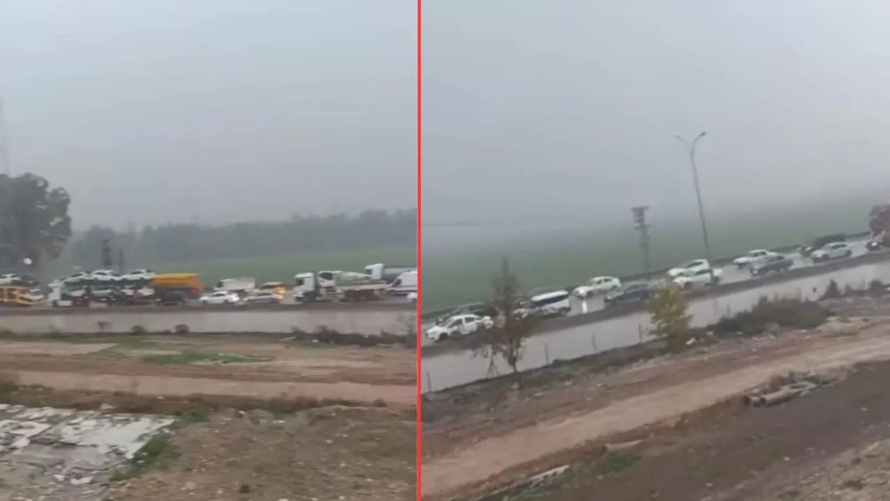 Kırıkhan'da E-5 Çevre Yolunda Büyük Kazalar: Trafik Tamamen Durdu !