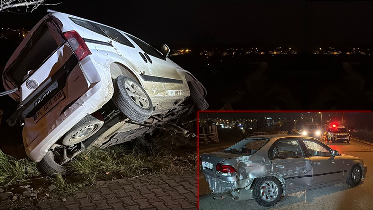 Otomobil ve hafif ticari araç kaza yaptı: 3 kişi yaralandı.