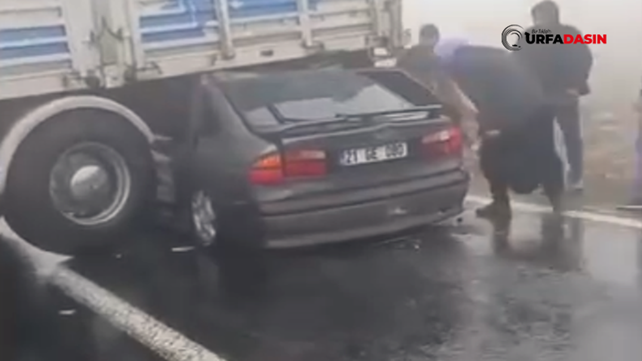 Şanlıurfa'da hava çok sisli: Zincirleme kaza meydana geldi, yaralanmalar var