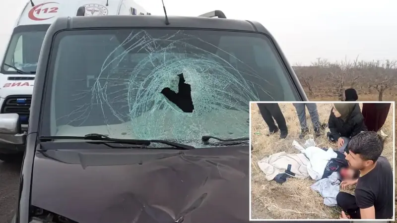Şanlıurfa'da kaza: 1 yaya ciddi şekilde yaralandı.