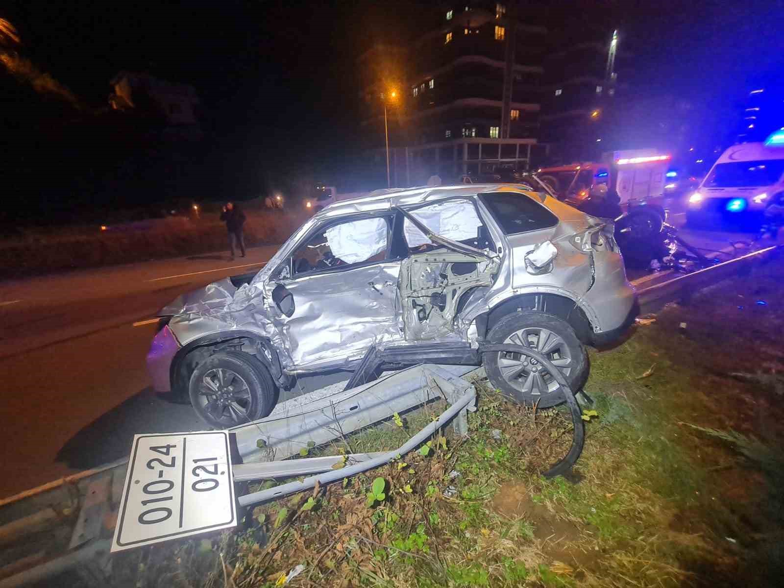 Rize'de kaza: 5 kişi yaralandı