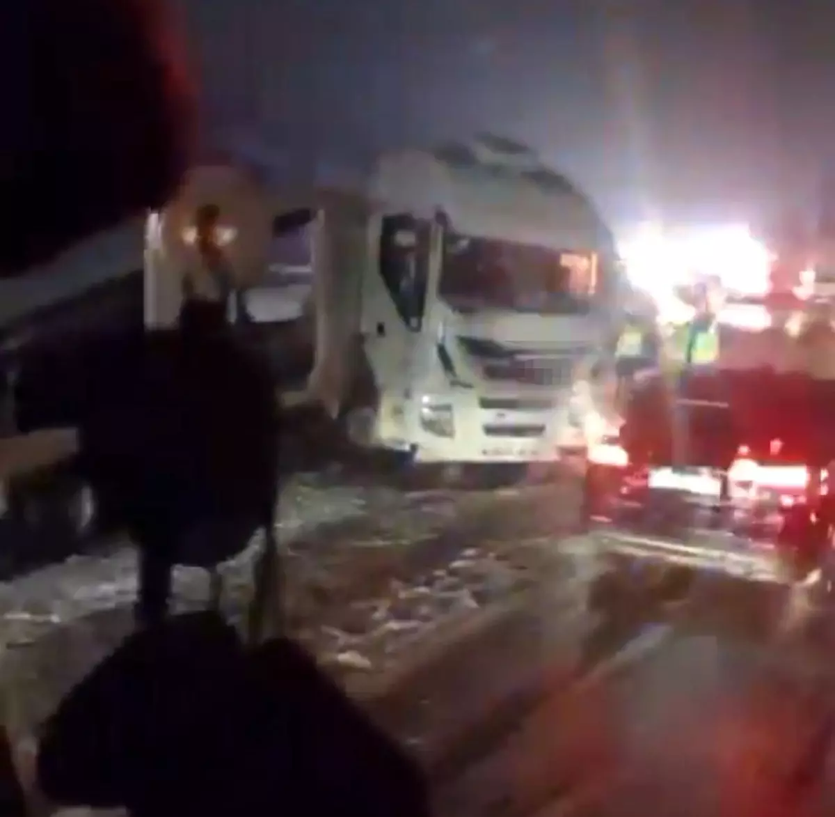 Zincirleme Trafik Kazası Bolu Dağı'nda