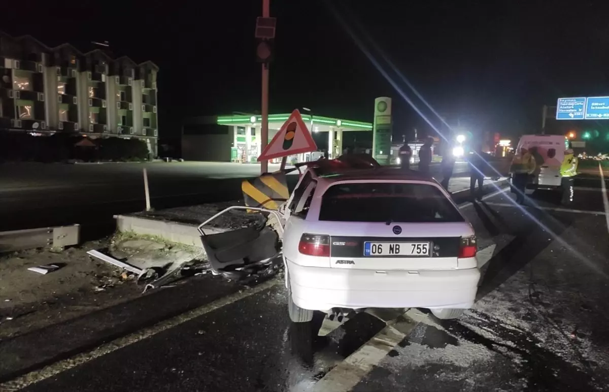Marmaraereğlisi'nde meydana gelen trafik kazasında bir kişi hayatını kaybetti.