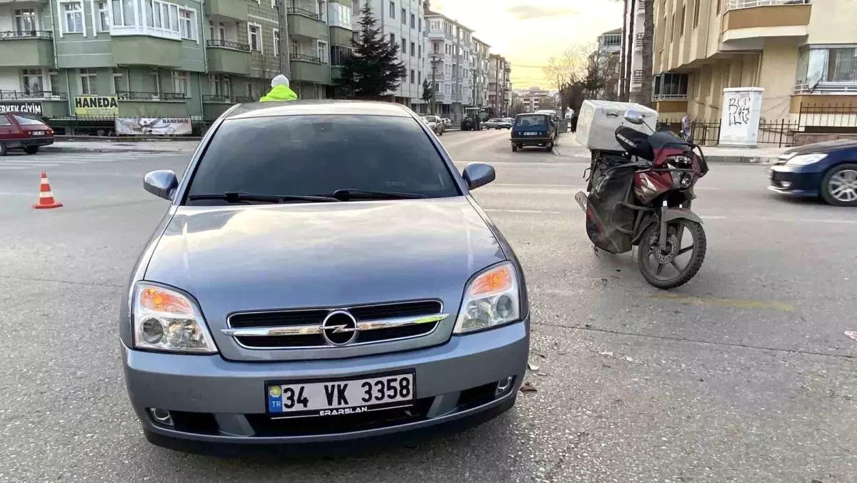 Çorum'da Kaza: Motosiklet Sürücüsü Yaralandı