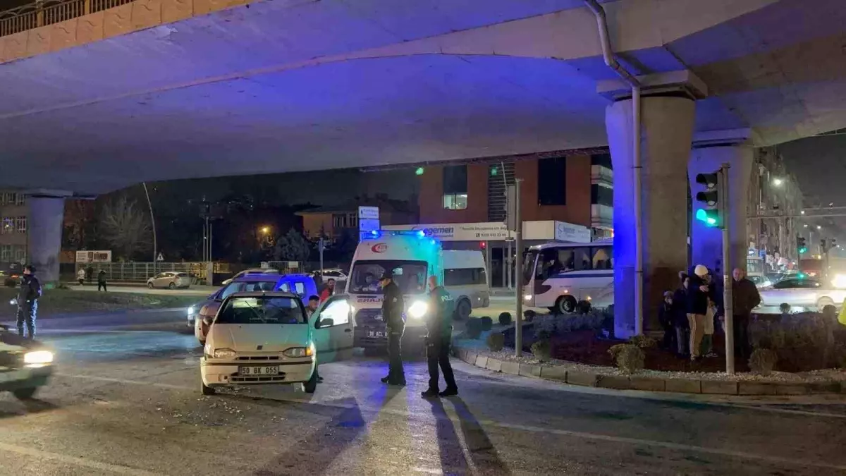 Kayseri'de meydana gelen trafik kazasında 1 kişi yaralandı.