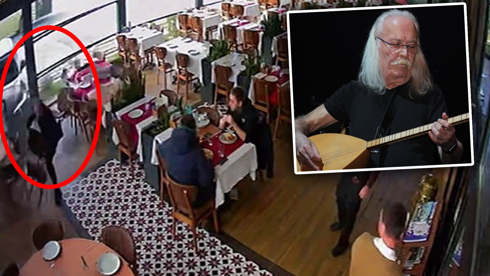Moğollar grubunun efsane üyesi Cahit Berkay, aracını restorana soktu!
